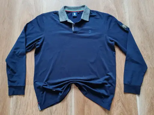 Polo maga larga navy USA